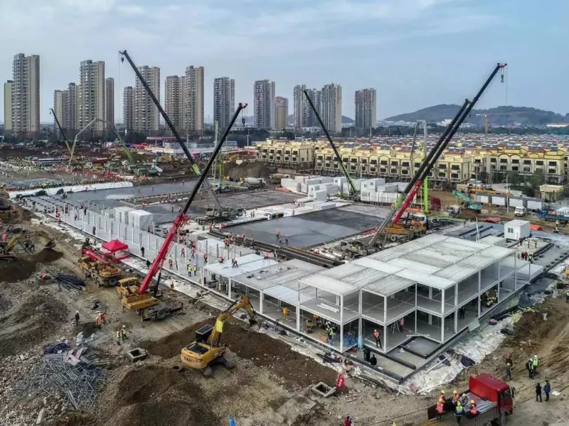 모듈형 강철 구조물 병원 건물